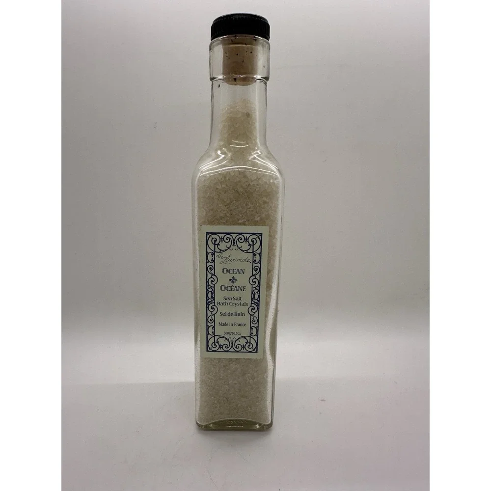 La Lavande‎ Ocean Sea Salt Bath Crystals France 300 g Glass Bottle